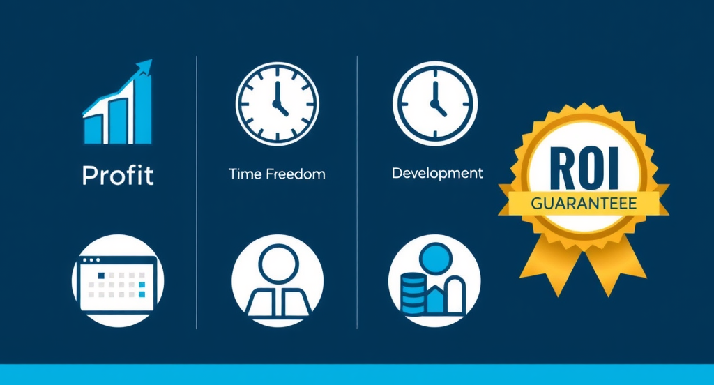 Small business coaching advantages include profit, time freedom and leadership development